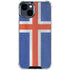 Iceland Flag Distressed iPhone 15 Clear Case